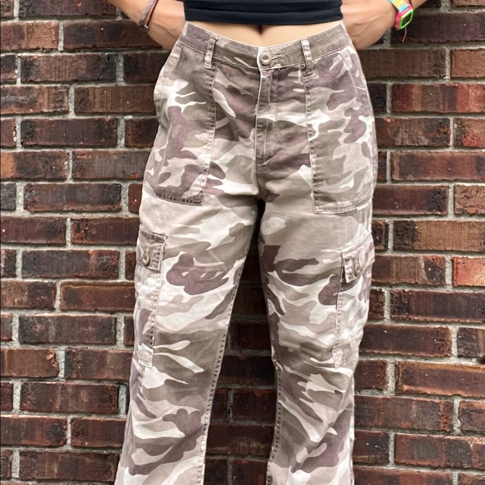 Urban Outfitters Brown Camo Cargo Pants